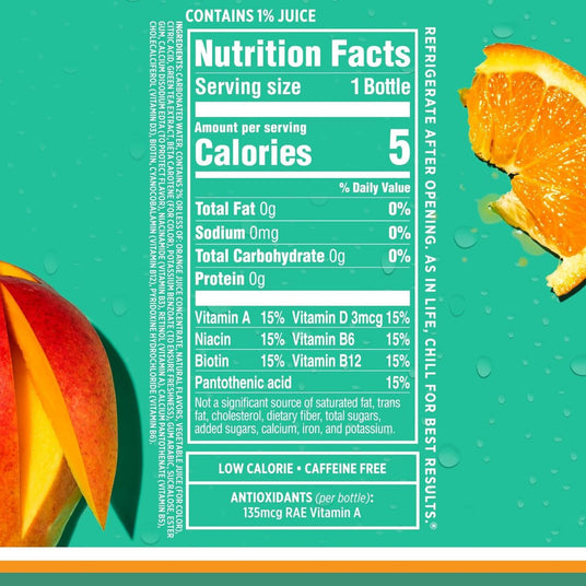 Bebida Gasificada Sparkling Ice Sin Azúcar Naranja Mango 502.8ml - Energía deportiva 1
