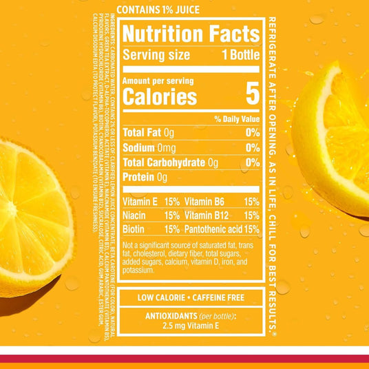 Bebida Gasificada Sparkling Ice sin Azúcar Limonada 502.8ml - Hidratación Sin Calorías 2