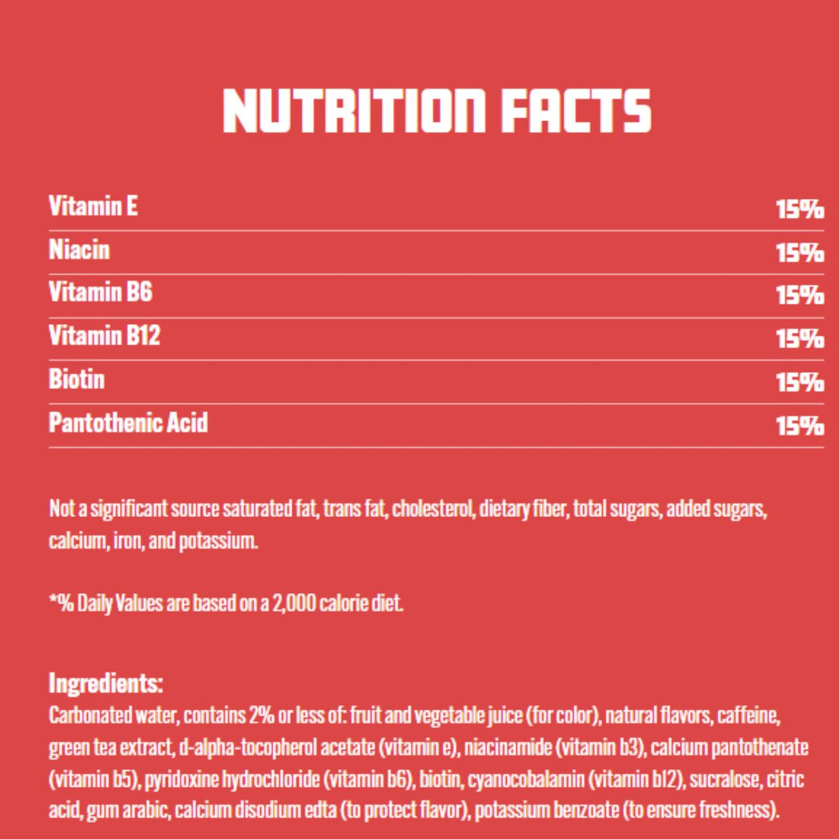Bebida Gasificada Sparkling Ice Fresa Cítricos 473ml - Hidratación con Cafeína 4