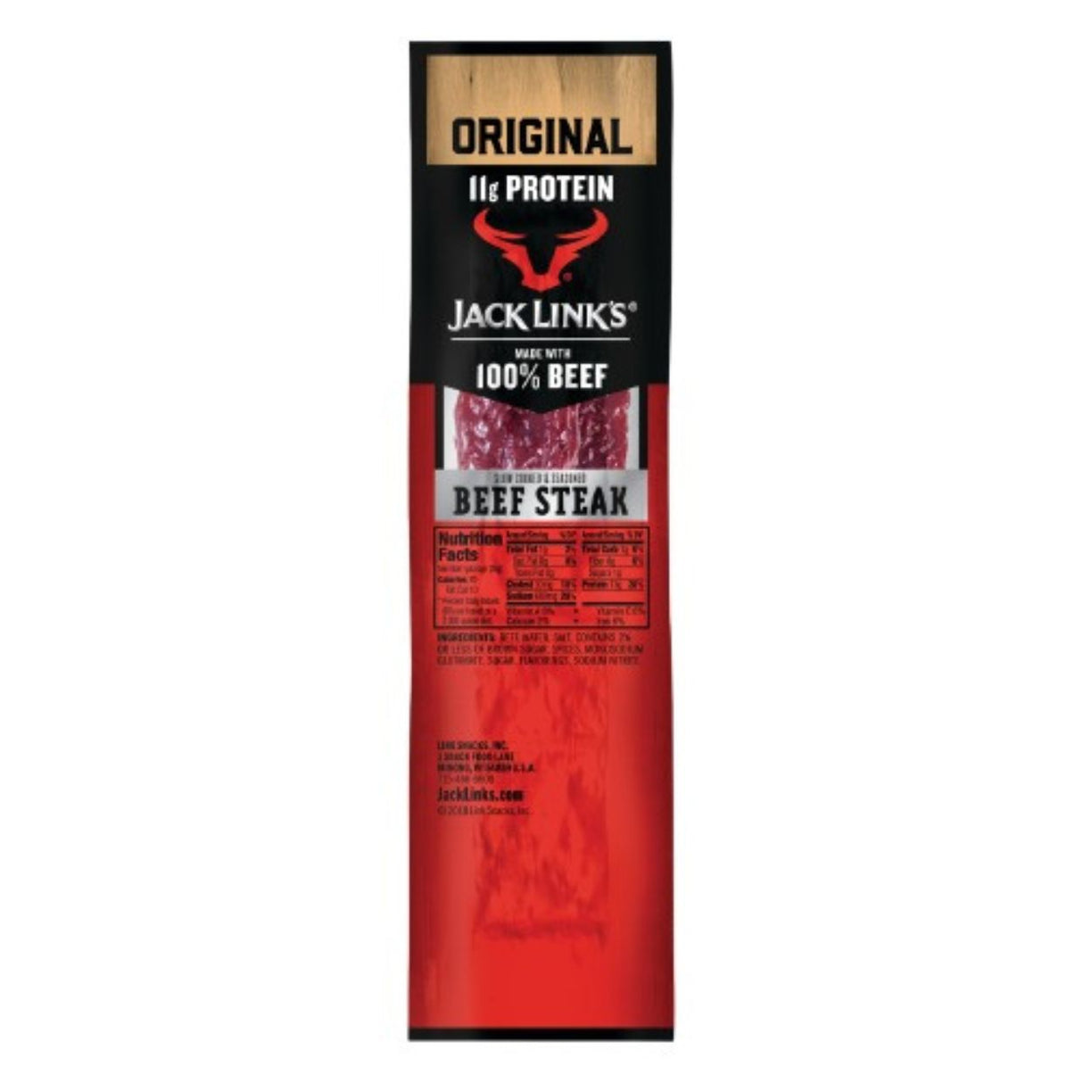 Carne Seca Beef Jerky Original Jack Links Paquete 1OZ - Energía deportiva