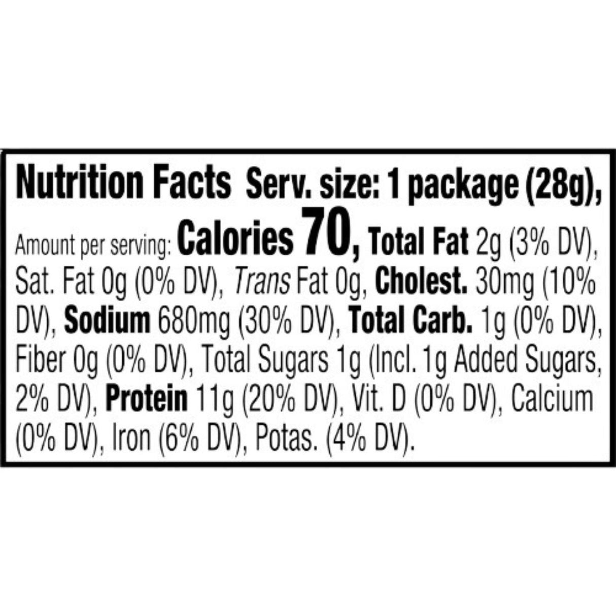 Carne Seca Beef Jerky Original Jack Links Paquete 1OZ - Energía deportiva 4