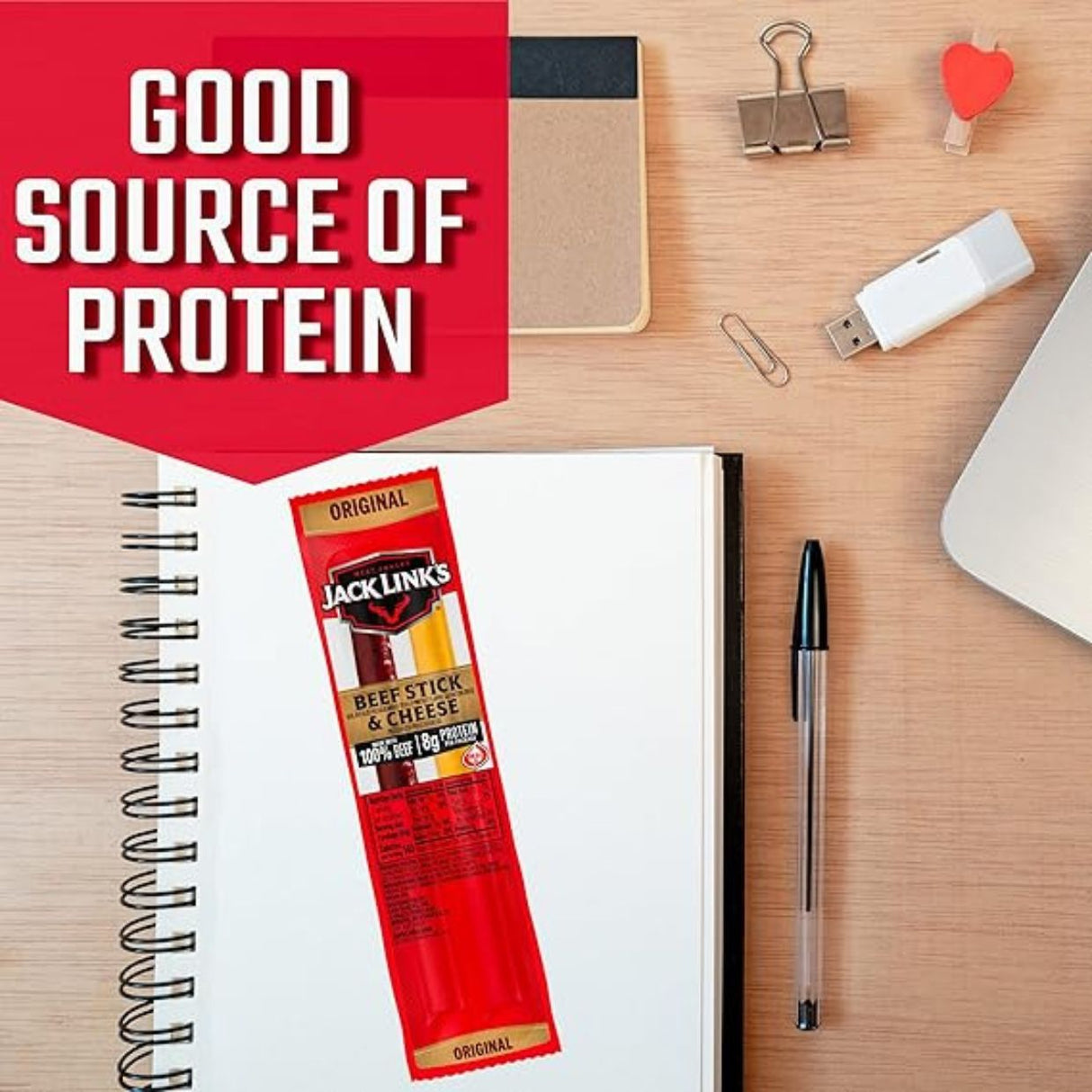 Palitos De Carne + Queso Jl 1.2oz - Original - Energía deportiva 3