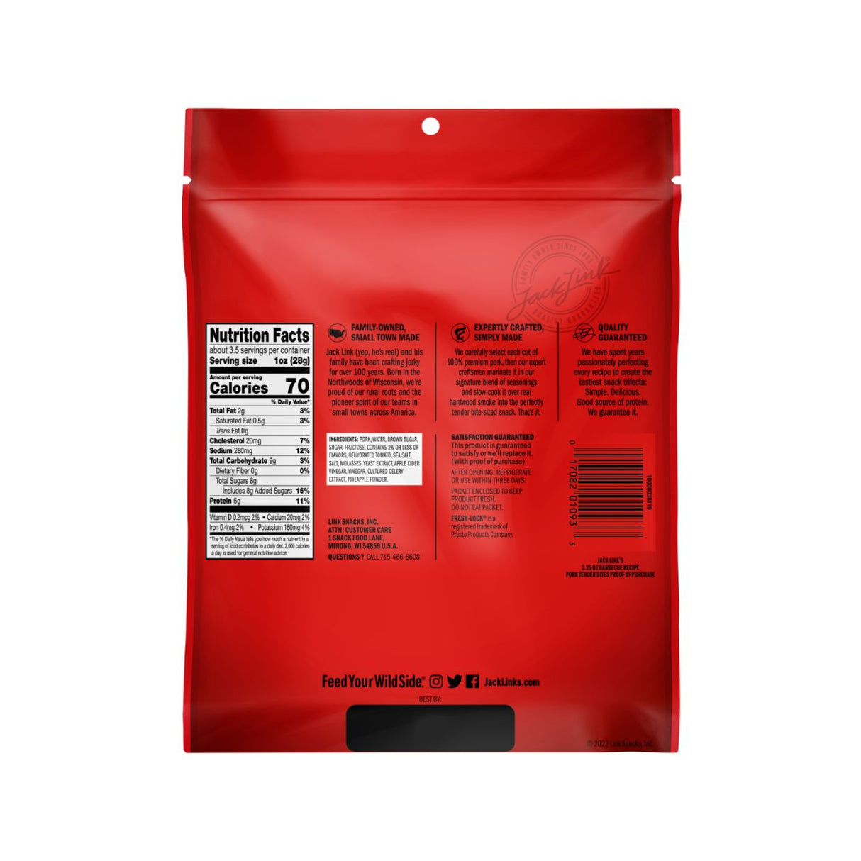 Tender Bites Barbacoa Jack Links - Energía deportiva 1