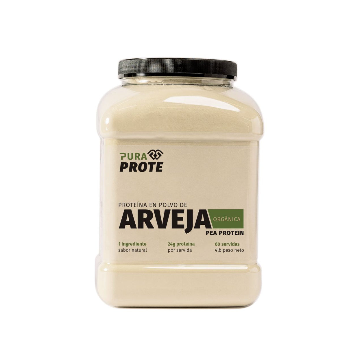 Proteína Vegetal Pura Prote Arveja Orgánica 1815g - Proteína Completa Vegana Fácil Digestión 1