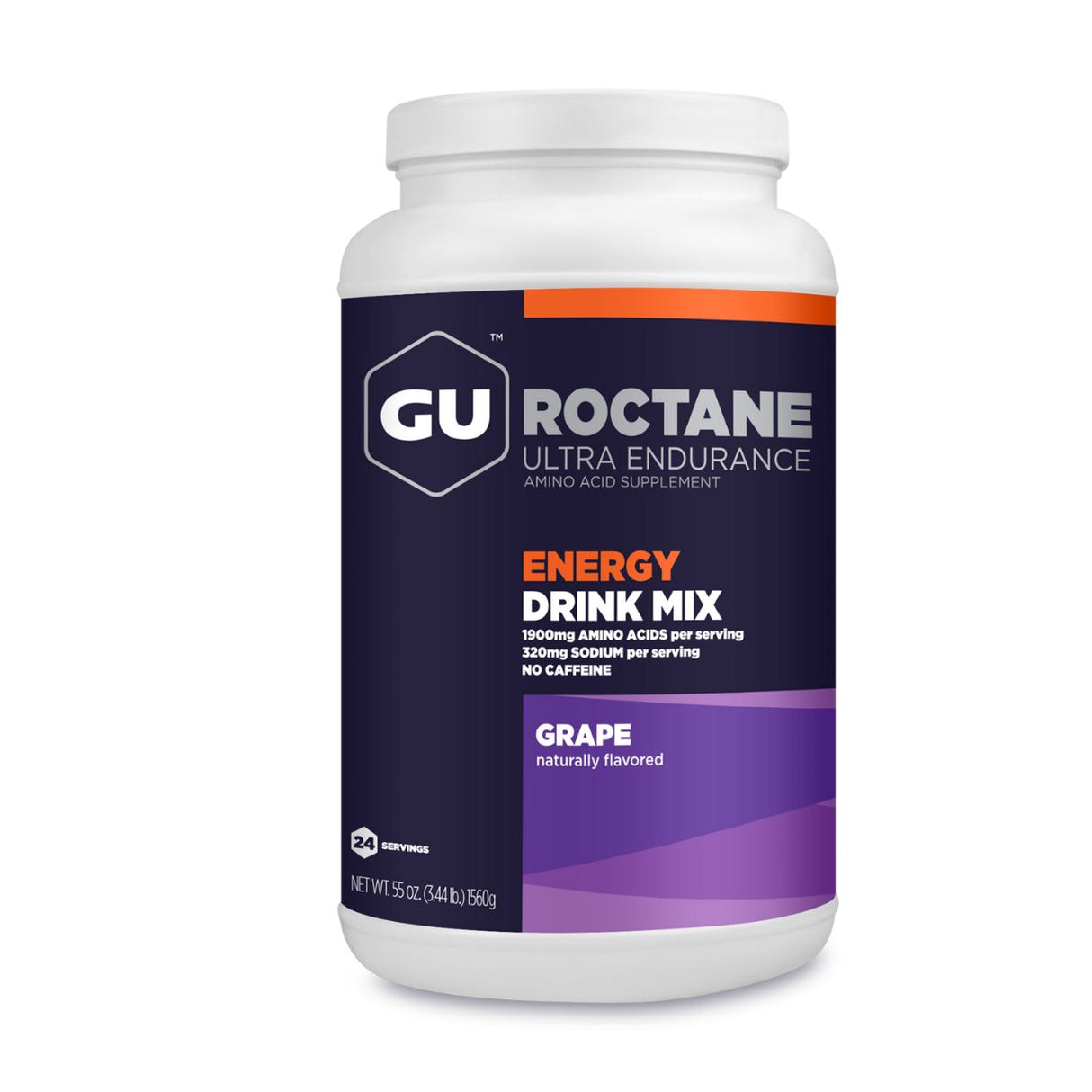 Bebida Energética Gu Roctane Uva 1560g - Energía deportiva