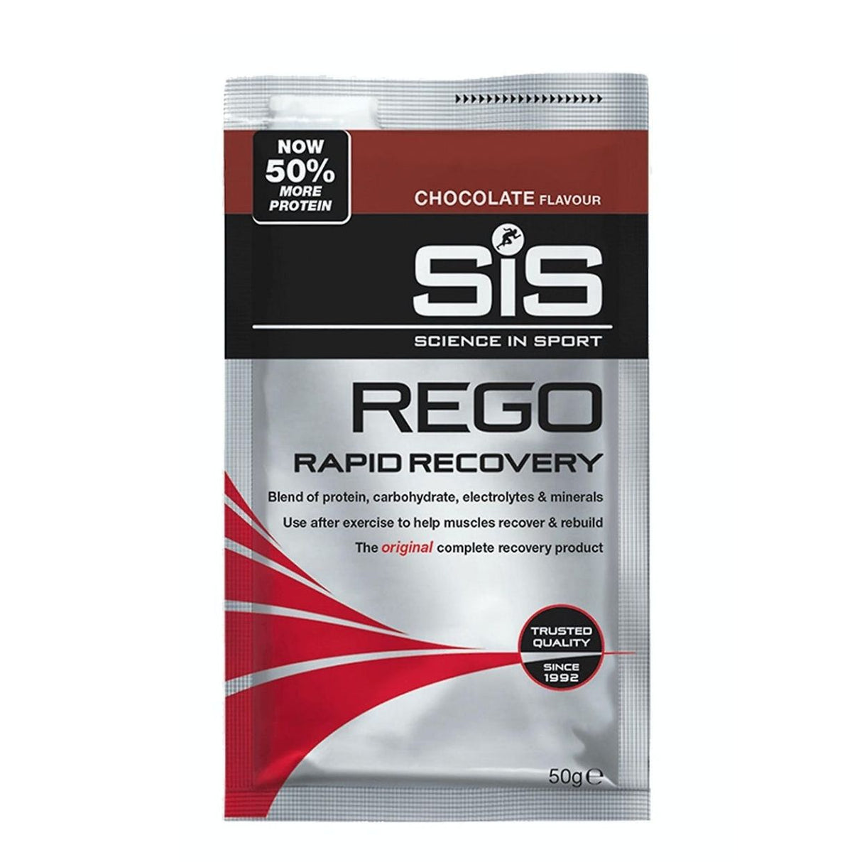 Bebida Energética en Polvo SIS Chocolate 50g - Energía deportiva 1