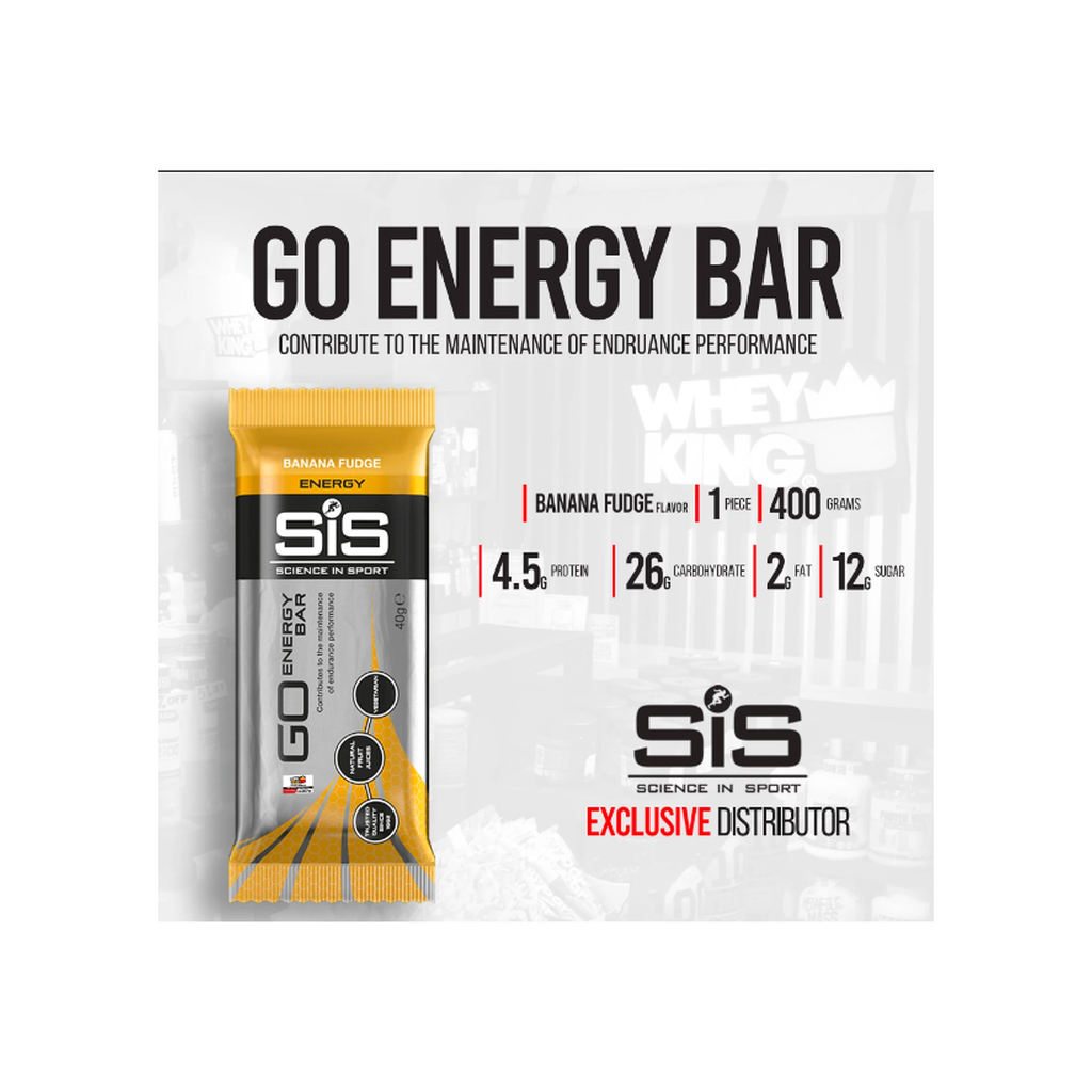 Barra Deportiva SIS Plátano 40g - Carbohidratos Instantáneos Imagen 2
