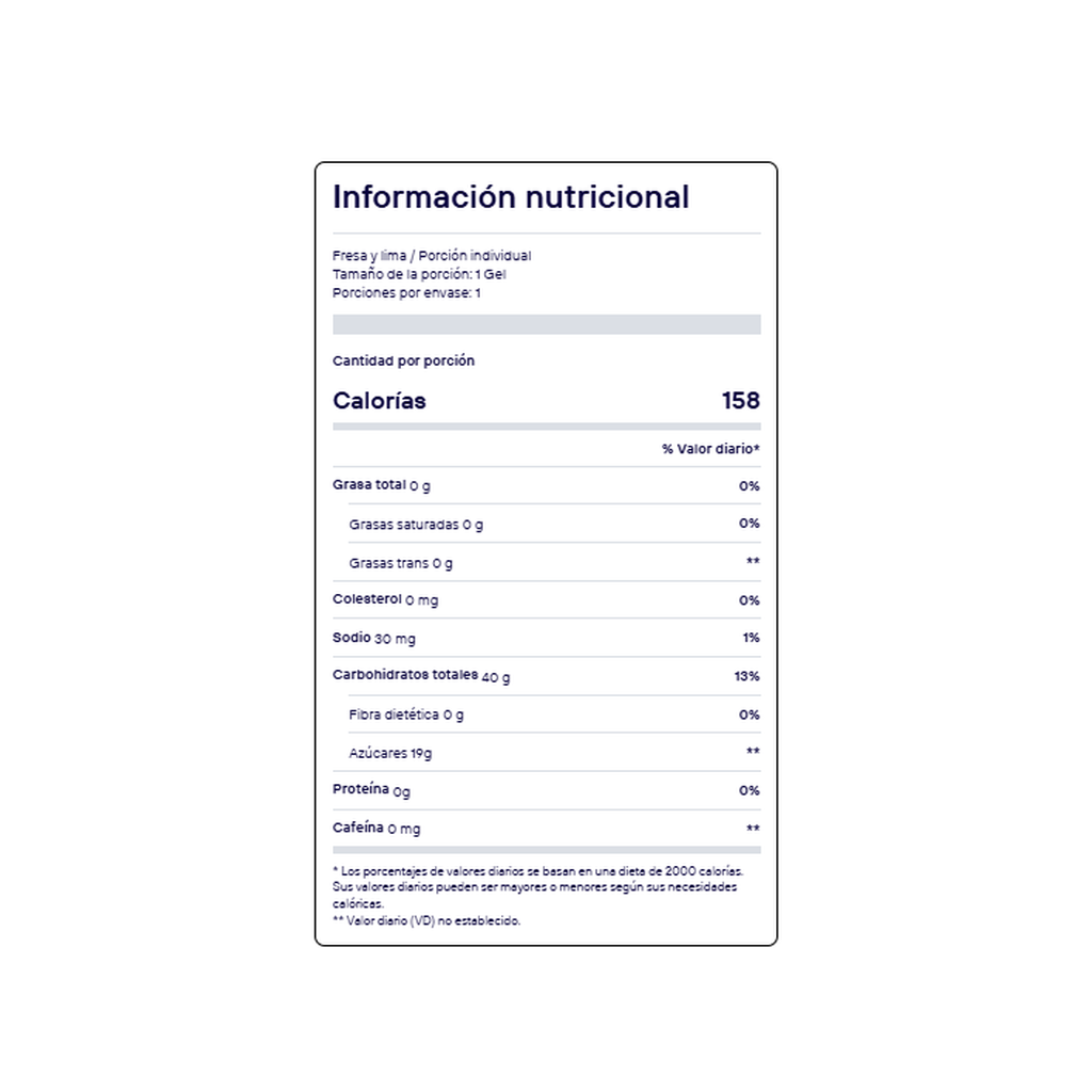 Gel Energético SIS Beta Fuel Lima Fresa 60g - Carbohidratos Optimizados 4