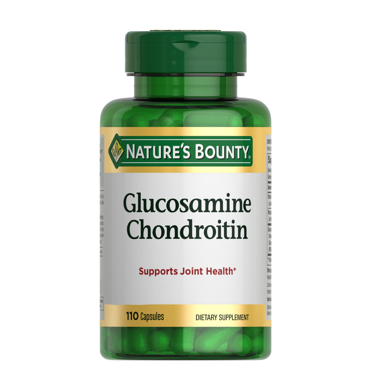 Suplemento Nature's Bounty Glucosamina 1100mg 110 Cápsulas - Movilidad Articular Imagen 1