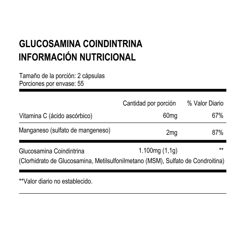 Suplemento Nature's Bounty Glucosamina 1100mg 110 Cápsulas - Movilidad Articular Imagen 2