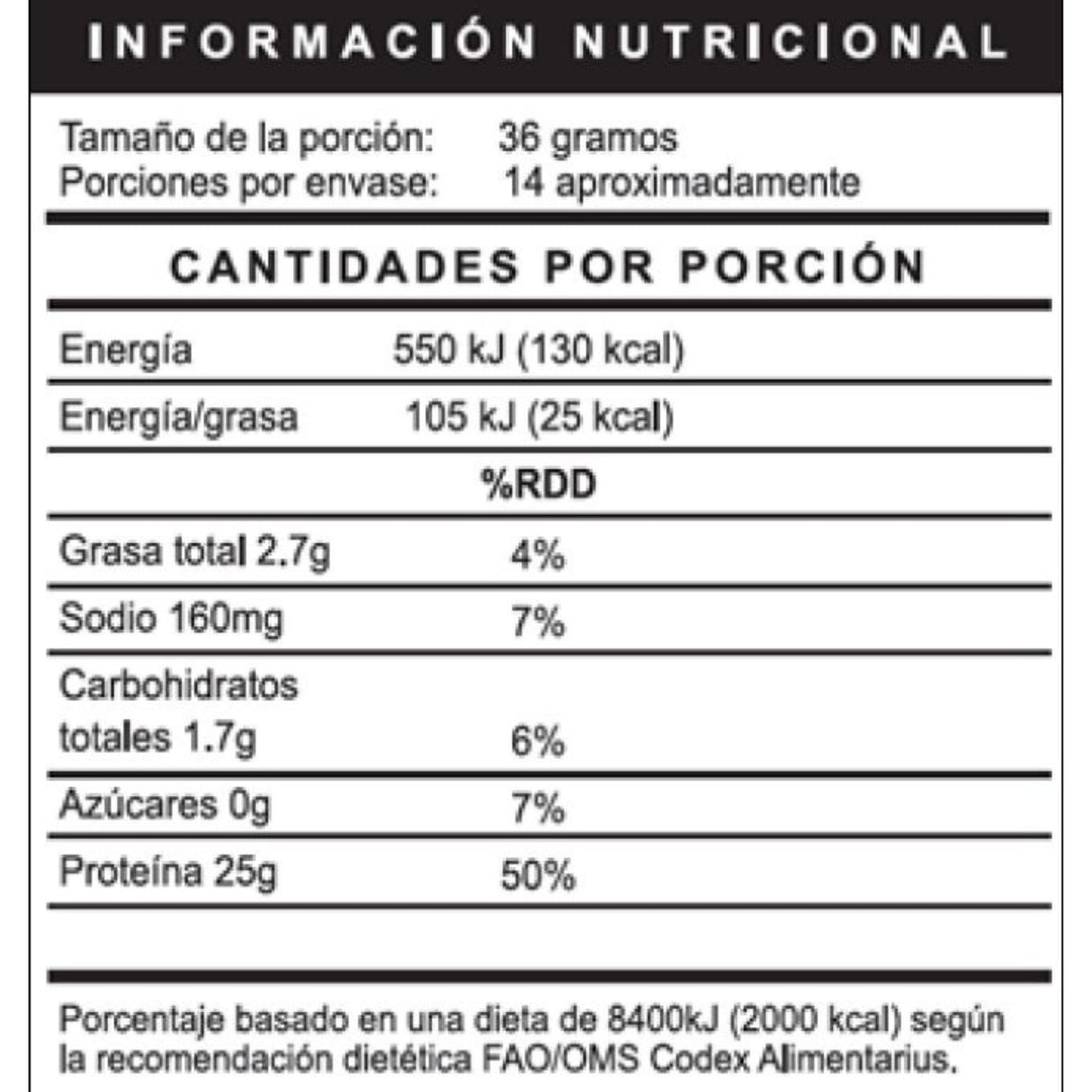 Proteína en Polvo PowerLab Aislada de Arveja 500g - 100% Vegana 3