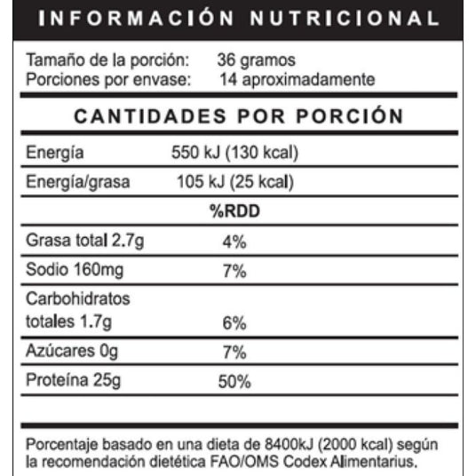 Proteína en Polvo PowerLab Aislada de Arveja 500g - 100% Vegana 3