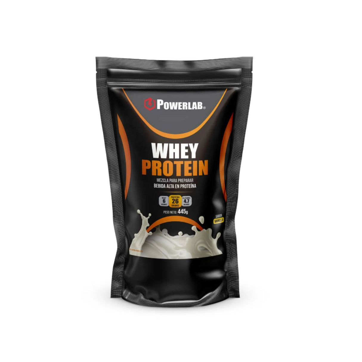 Proteína en Polvo PowerLab Whey Vainilla 445g - Energía deportiva