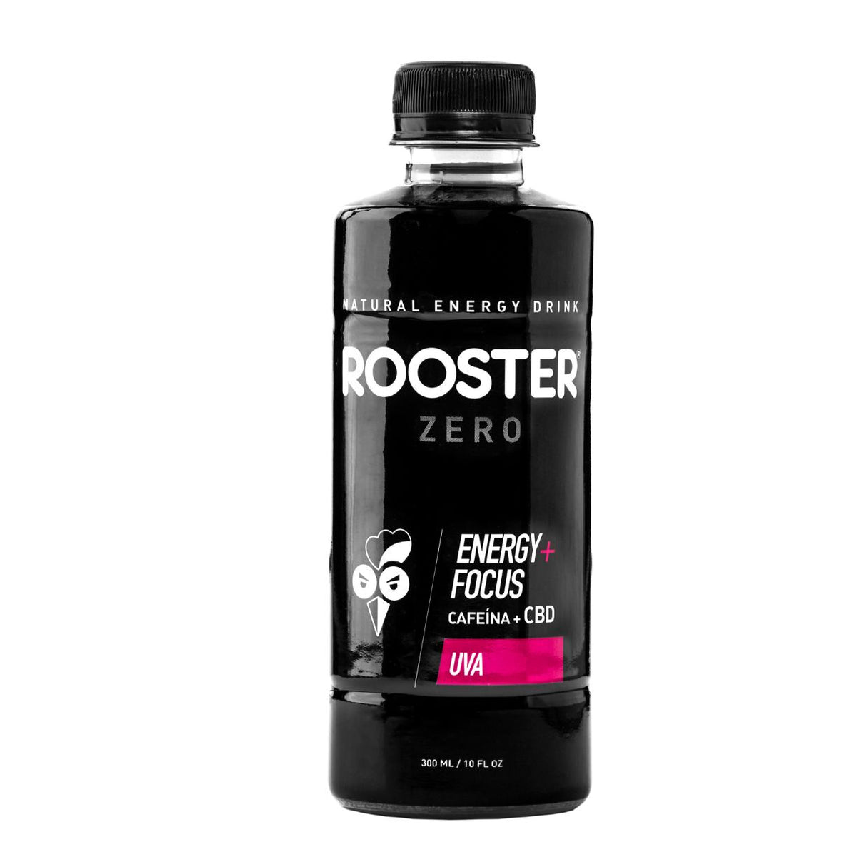 Bebida Energizante Rooster Uva CBD 300ml - Energía deportiva 1