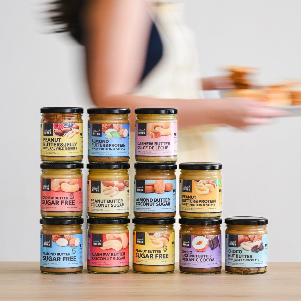 Mantequilla Natural Bites Almendra+Proteína 265g - Ganancia Muscular Imagen 2