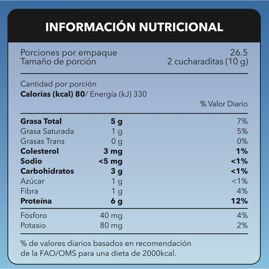 Mantequilla Natural Bites Almendra+Proteína 265g - Ganancia Muscular Imagen 3