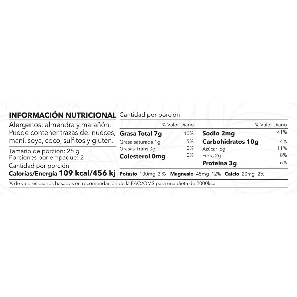 Mezcla Superfoods Natural Bites Original 50g - Protección Antioxidante Imagen 3