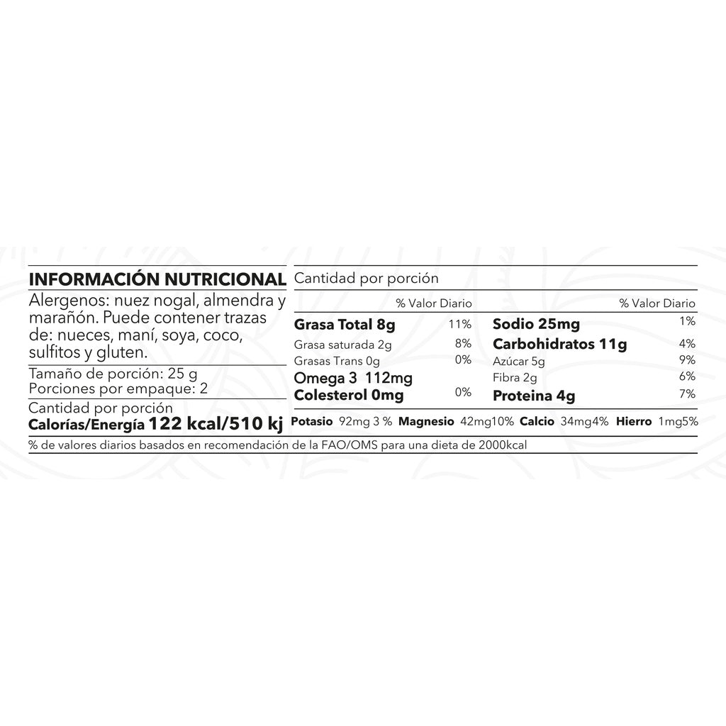 Mezcla Superfoods Natural Bites Original 50g - Energía Natural Imagen 3