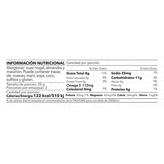 Mezcla Superfoods Natural Bites Original 50g - Energía Natural Imagen 3