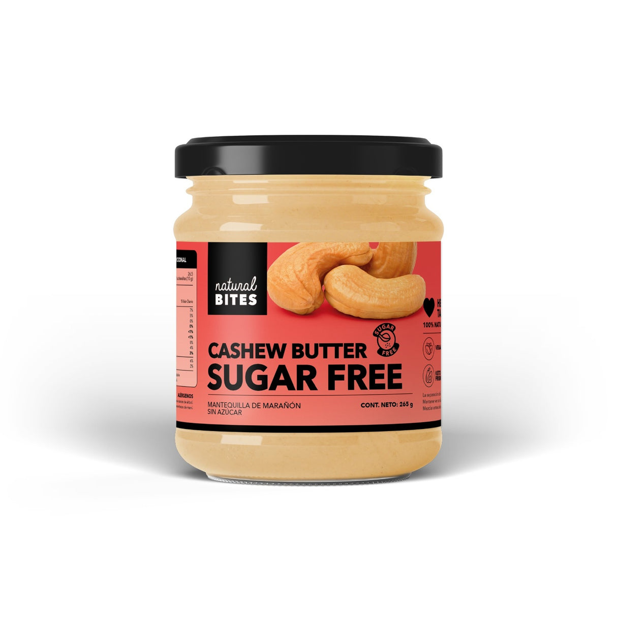 Mantequilla Natural Bites Marañón 265g - 100% Natural Imagen 1