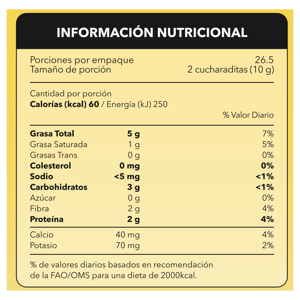 Mantequillas de frutos secos Natural Bites Maní Sin Azúcar 265 g - Energía Limpia 3