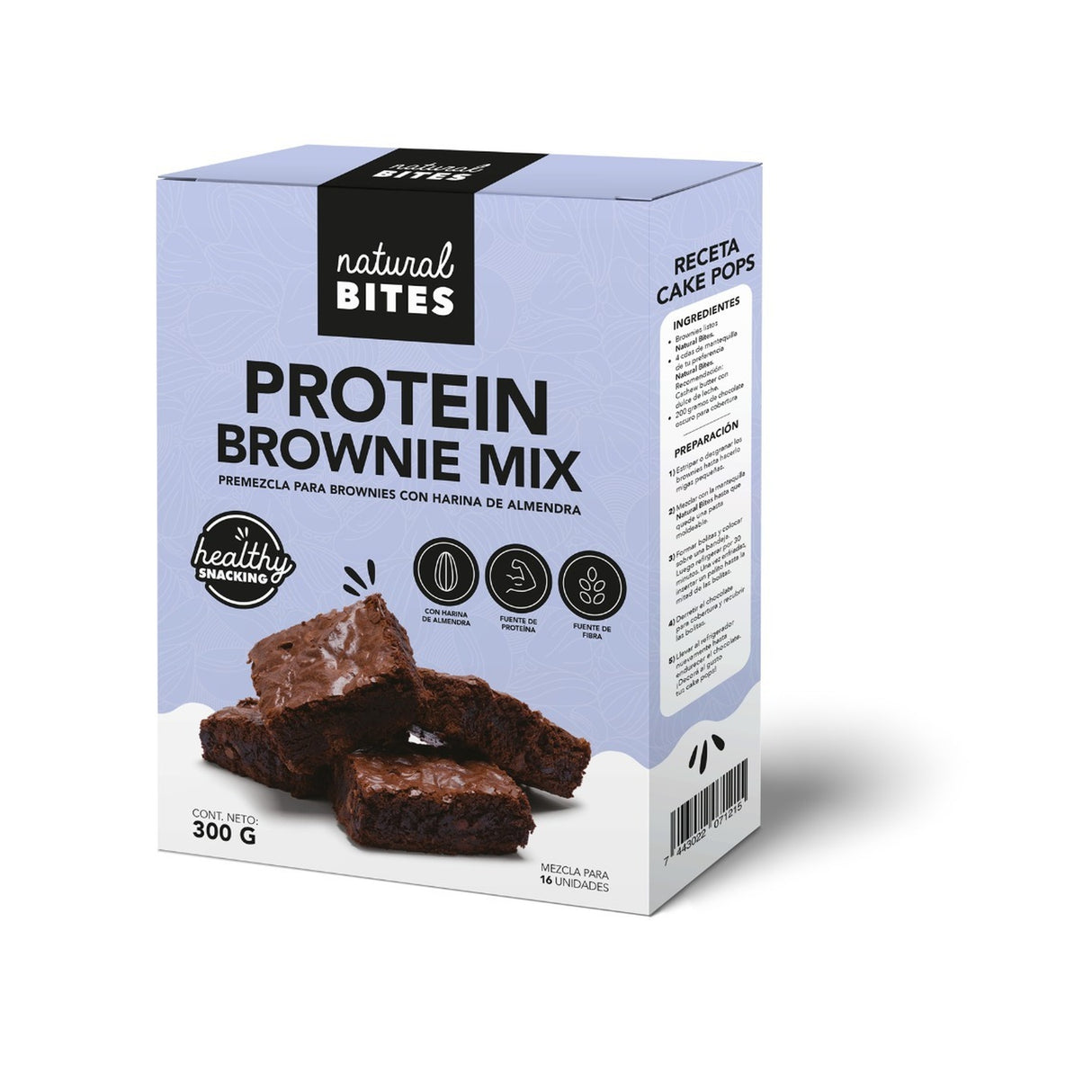 Mezcla Funcional Natural Bites Chocolate - Alto en Proteína 1