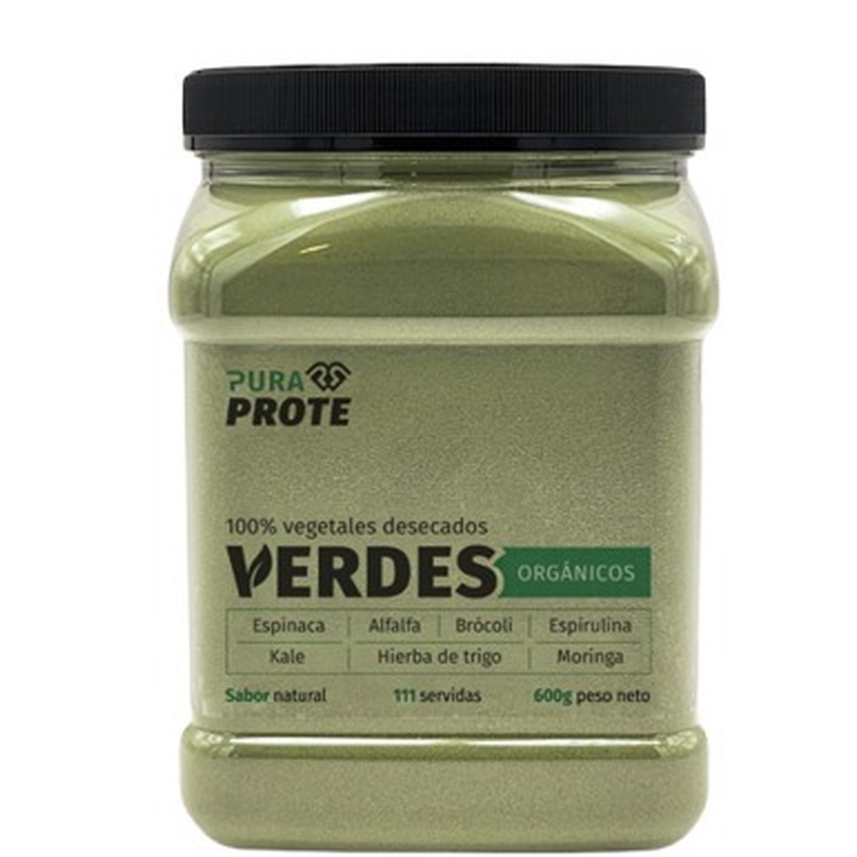 Superfoods Pura Prote Verdes Orgánicos 600g - Energía Natural Diaria imagen 1