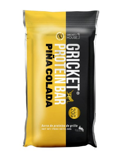 Barrita de Proteína Gricket House Piña Colada 60g - Con Polvo de Grillo 3
