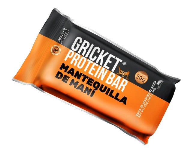 Barrita de Proteína Gricket House Mantequilla de Maní 60g - Energía deportiva 2