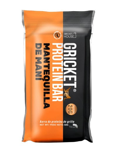 Barrita de Proteína Gricket House Mantequilla de Maní 60g - Energía deportiva 3