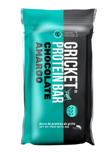 Barrita de Proteína Gricket House Chocolate Amargo 60g - Nutrición Deportiva 3