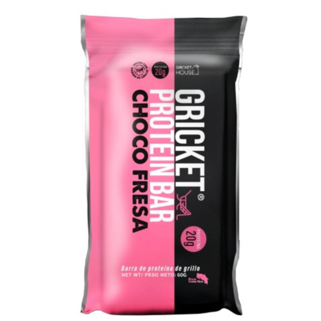 Barrita de proteína de grillo sabor choco fresa Mix - Energía deportiva 3