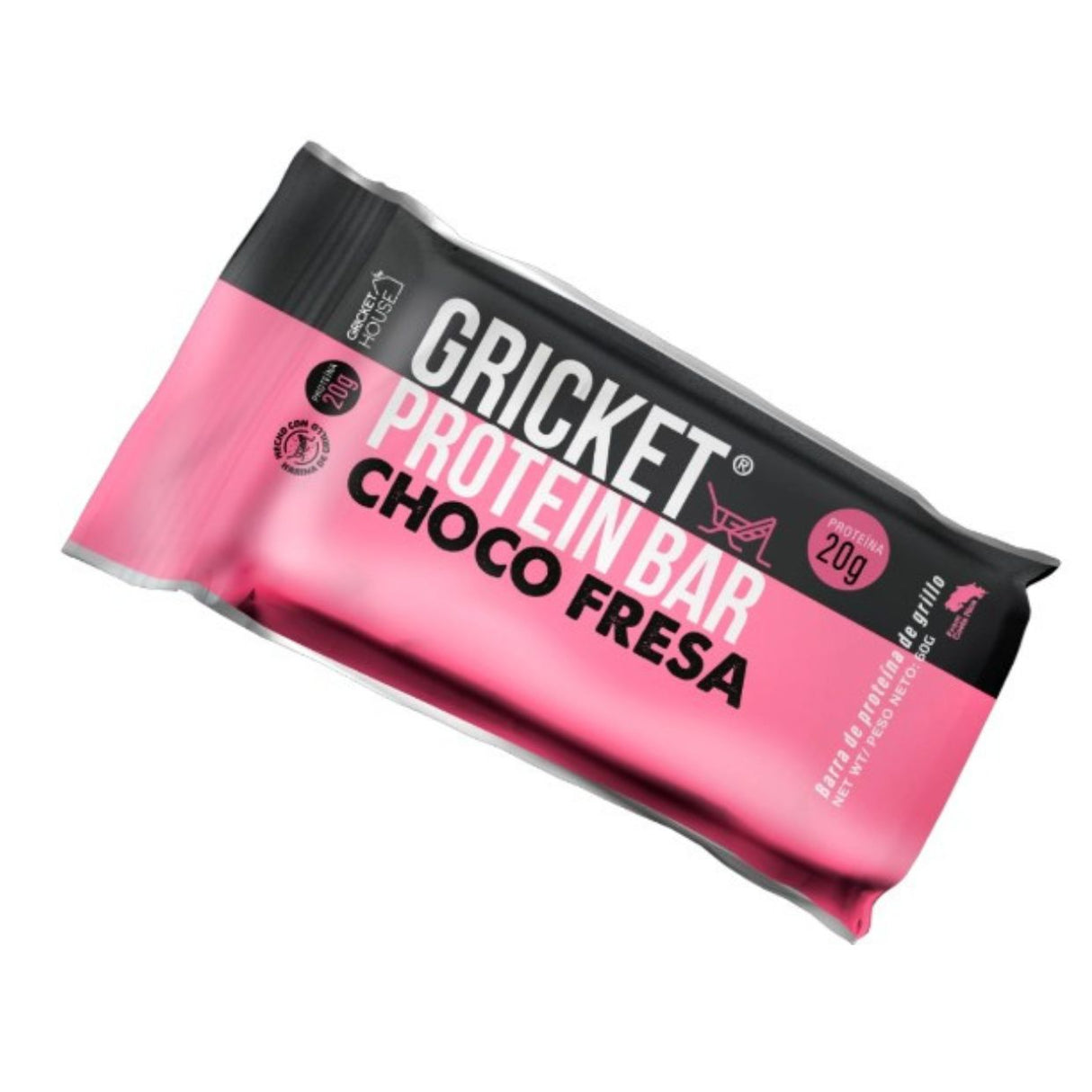 Barrita de proteína de grillo sabor choco fresa Mix - Energía deportiva 2