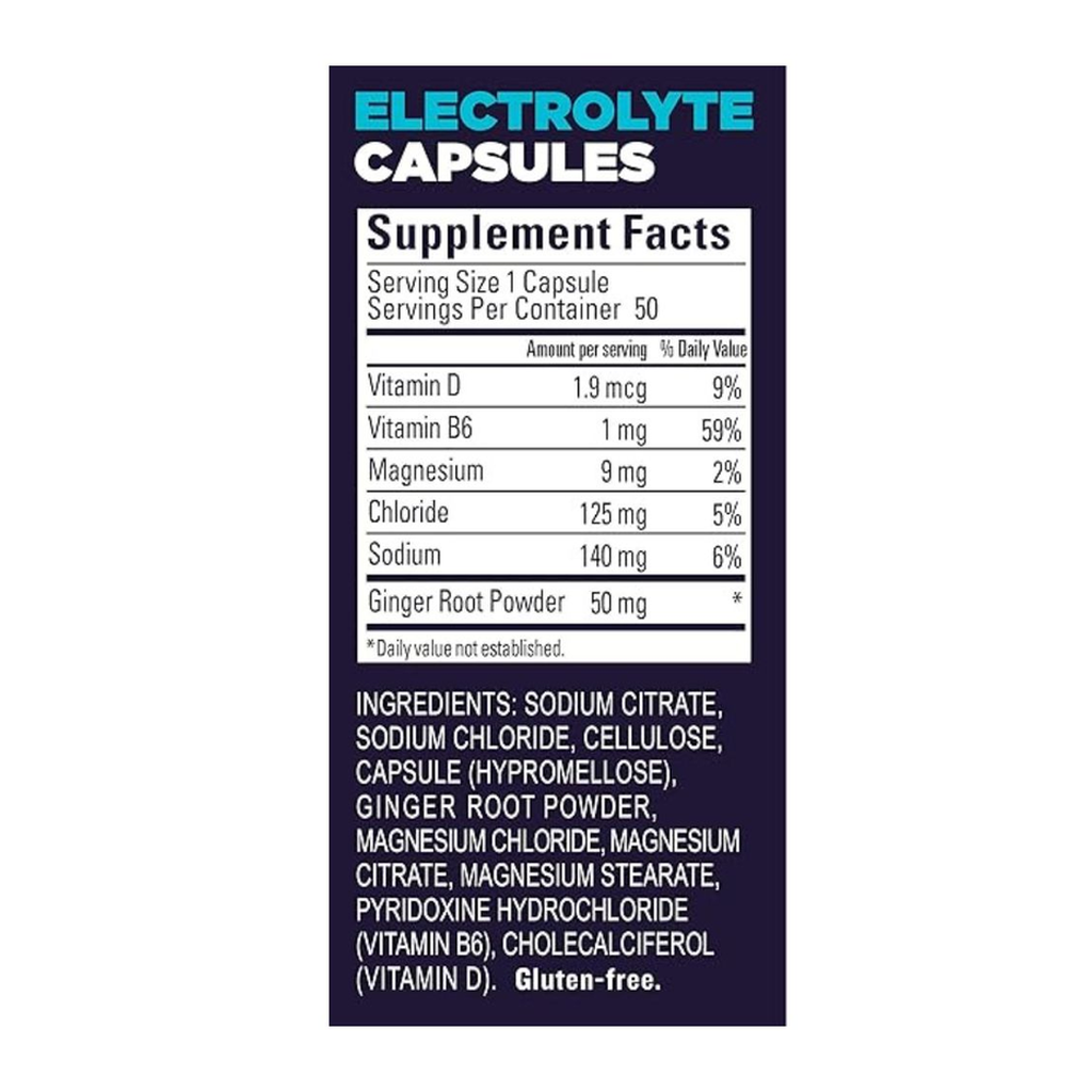 uplemento GU Roctane Sin Sabor 50 Cápsulas - Resistencia Ultra Endurance Imagen 2