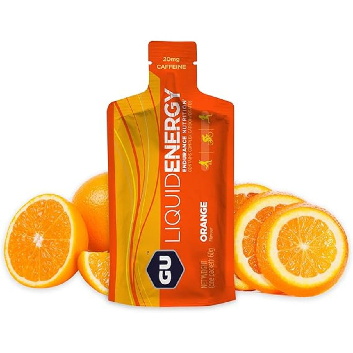 Bebida Energética GU Naranja 60g - Energía deportiva 1
