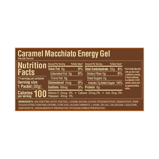 Gel Energizante GU Con Cafeína Caramelo Machiatto 32g - Energía deportiva 1