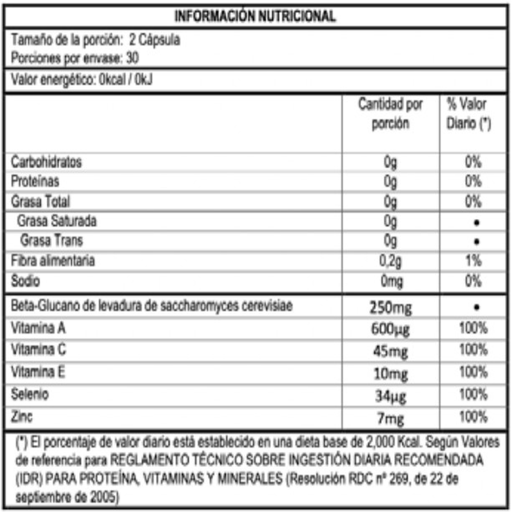 Suplemento Maxinutri Inmunológico 60 Cápsulas - Defensas Naturales Imagen 3