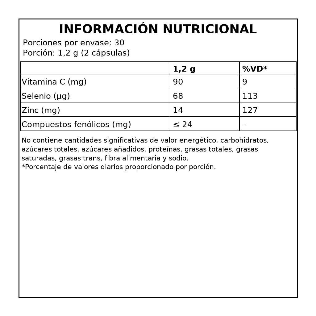 Suplemento Maxinutri Propomune 60 Cápsulas - Defensas Naturales Diarias Imagen 3