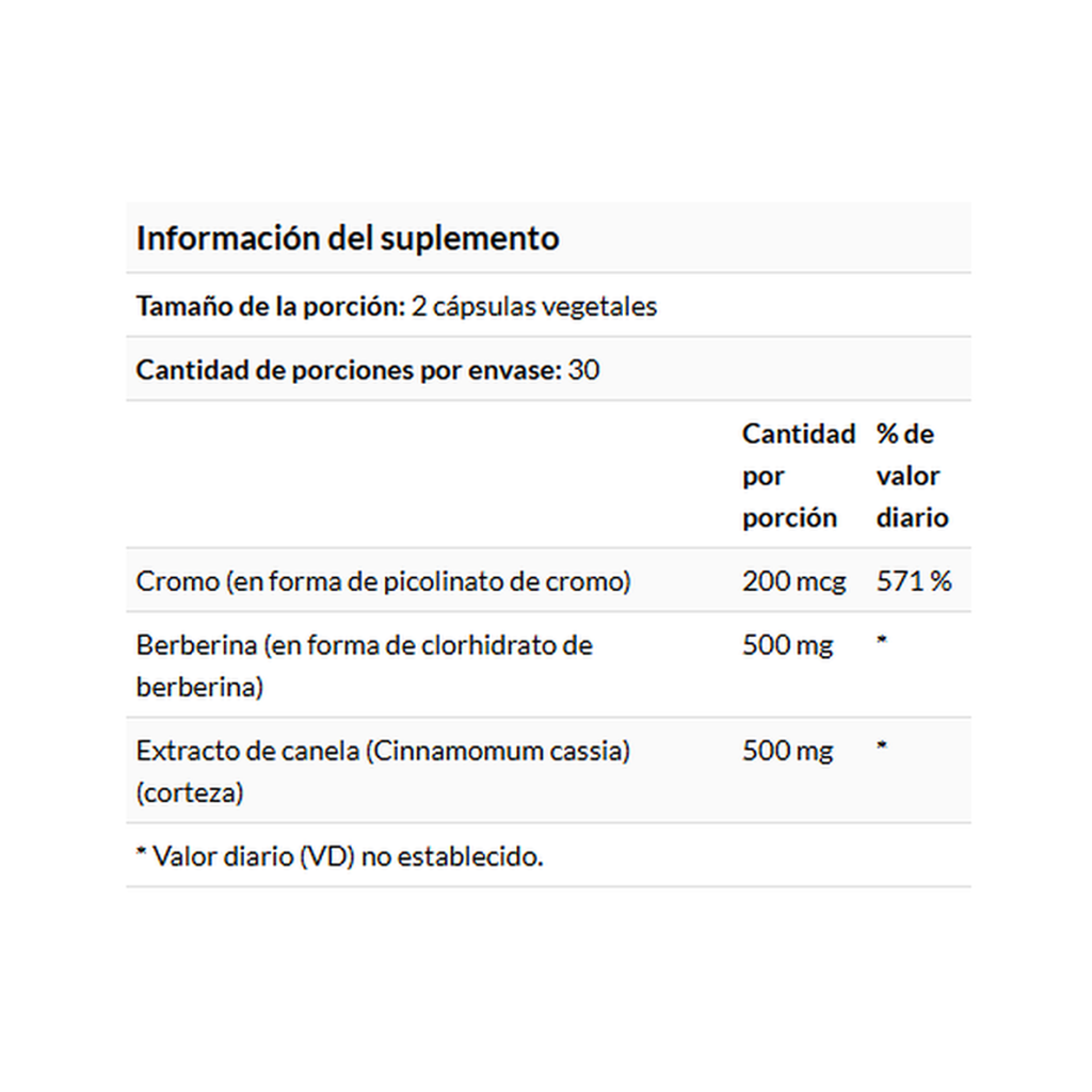 Producto Force Factor Berberina Vegana 60 Cápsulas - Bienestar Metabólico Imagen 3