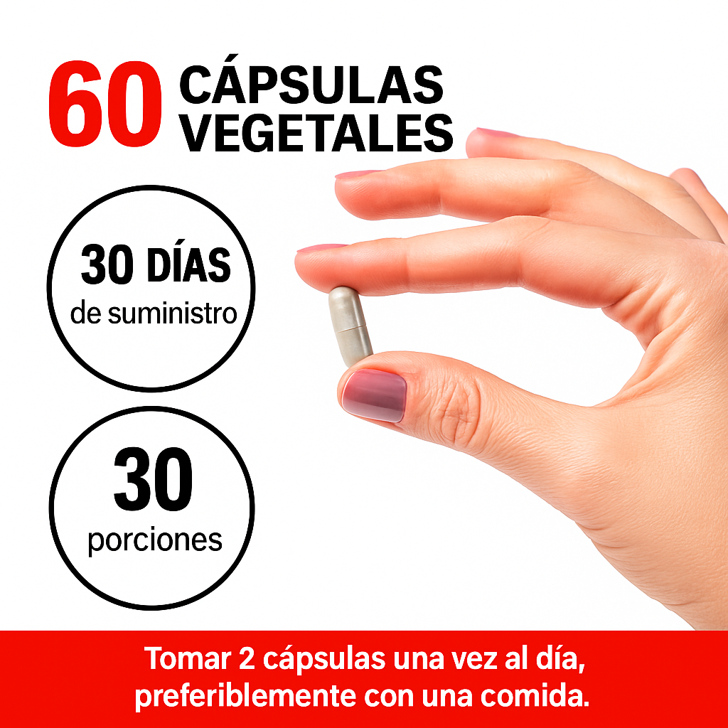 Cápsulas Force Factor Ultra Berberina 60 Unidades - Metabolismo Natural Imagen 2