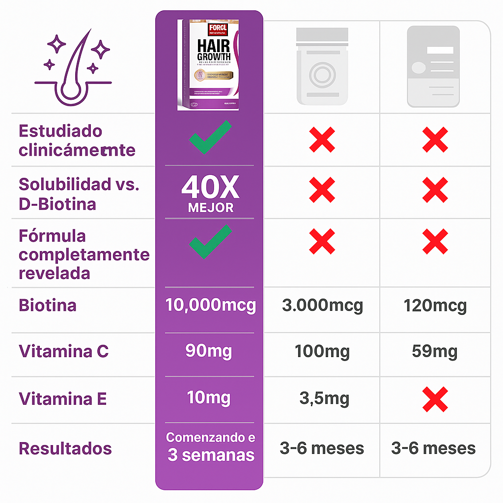 Acelerador del Crecimiento Capilar Force Factor – cabello más grueso y fuerte imagen 2