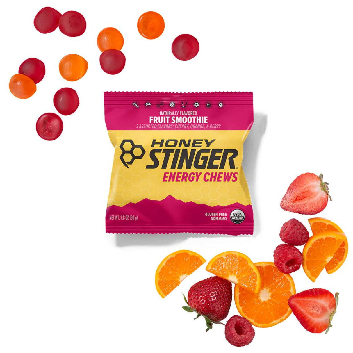 Honey Stinger Gomitas Orgánicas Surtidas – Energía natural para correr imagen 2