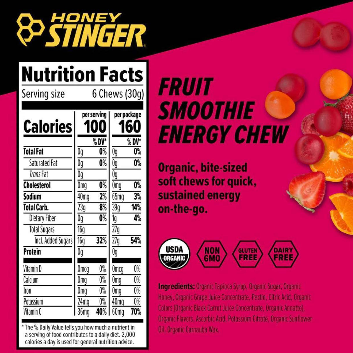 Honey Stinger Comprimidos Energéticos con Miel – Snack deportivo saludable imagen 3