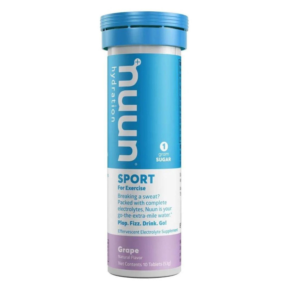 Pastillas Hidratantes Nuun Uva 10 Tabletas - Hidratación con Electrolitos 1