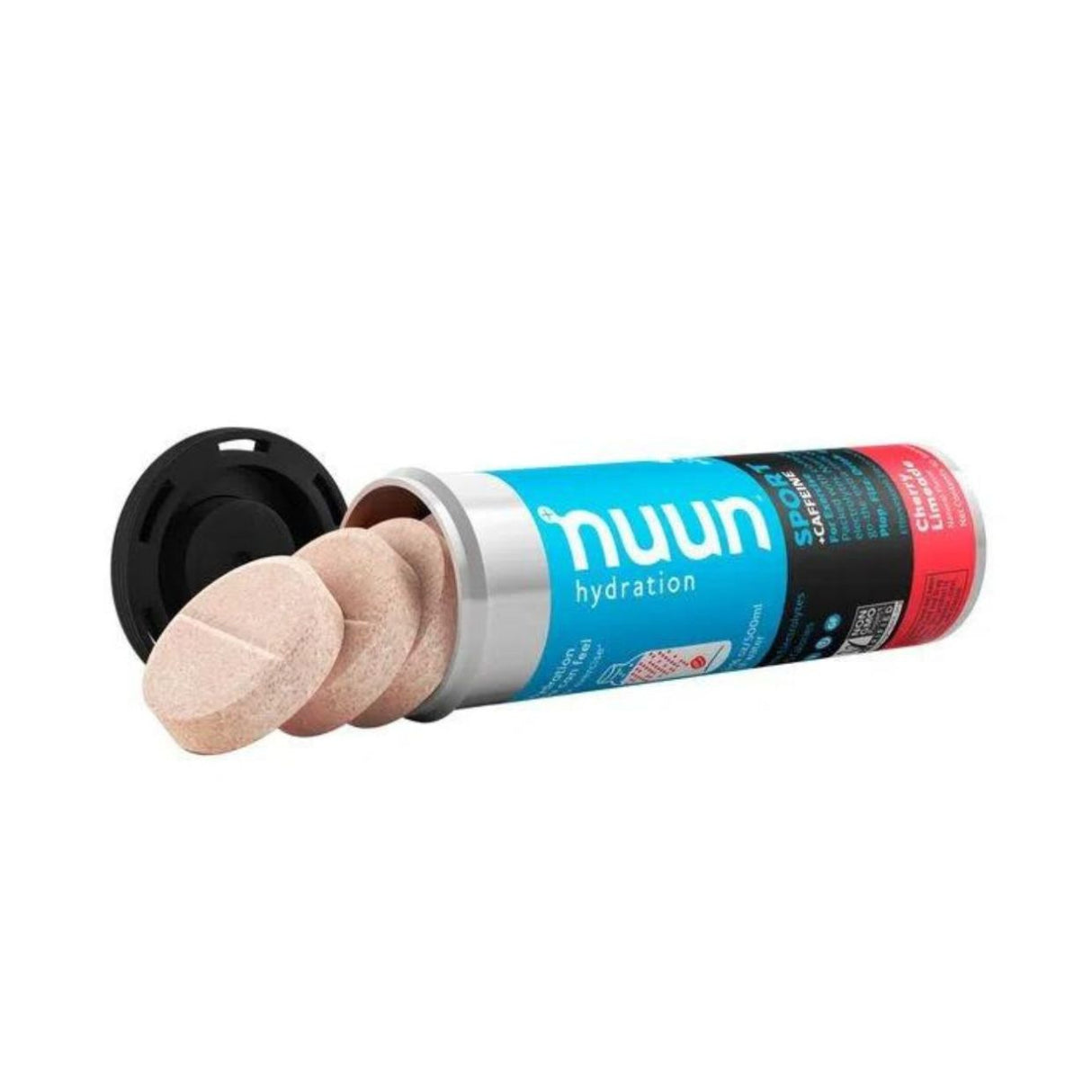Pastillas Hidratantes Nuun Cherry Limeade 10 Tabletas - Hidratación con Cafeína 3