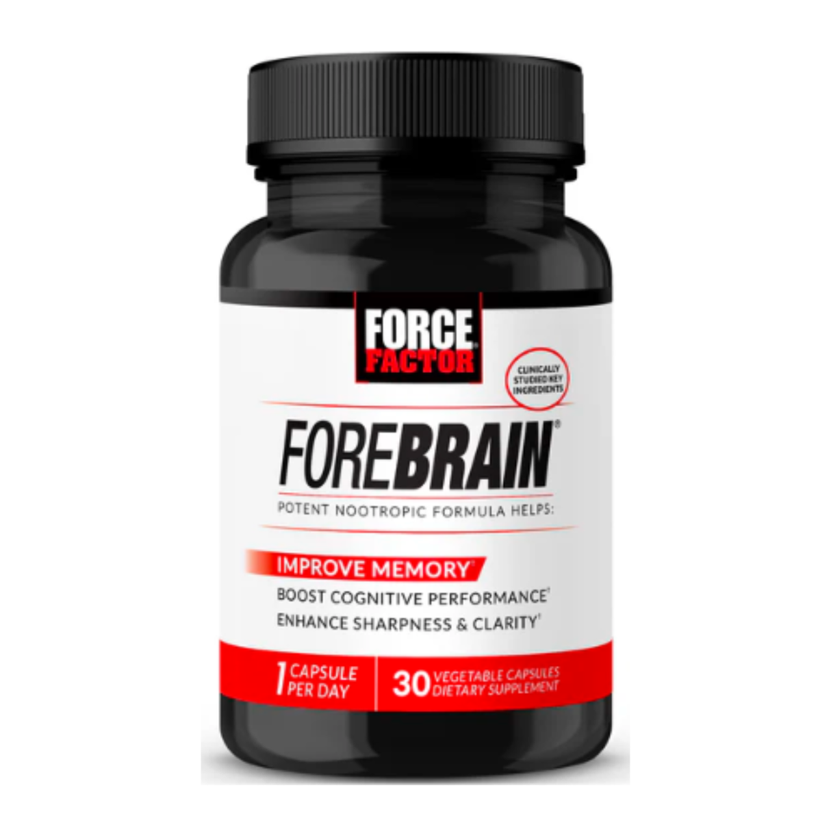 Force Factor Forebrain 60 cápsulas – Mejora memoria y enfoque imagen 1