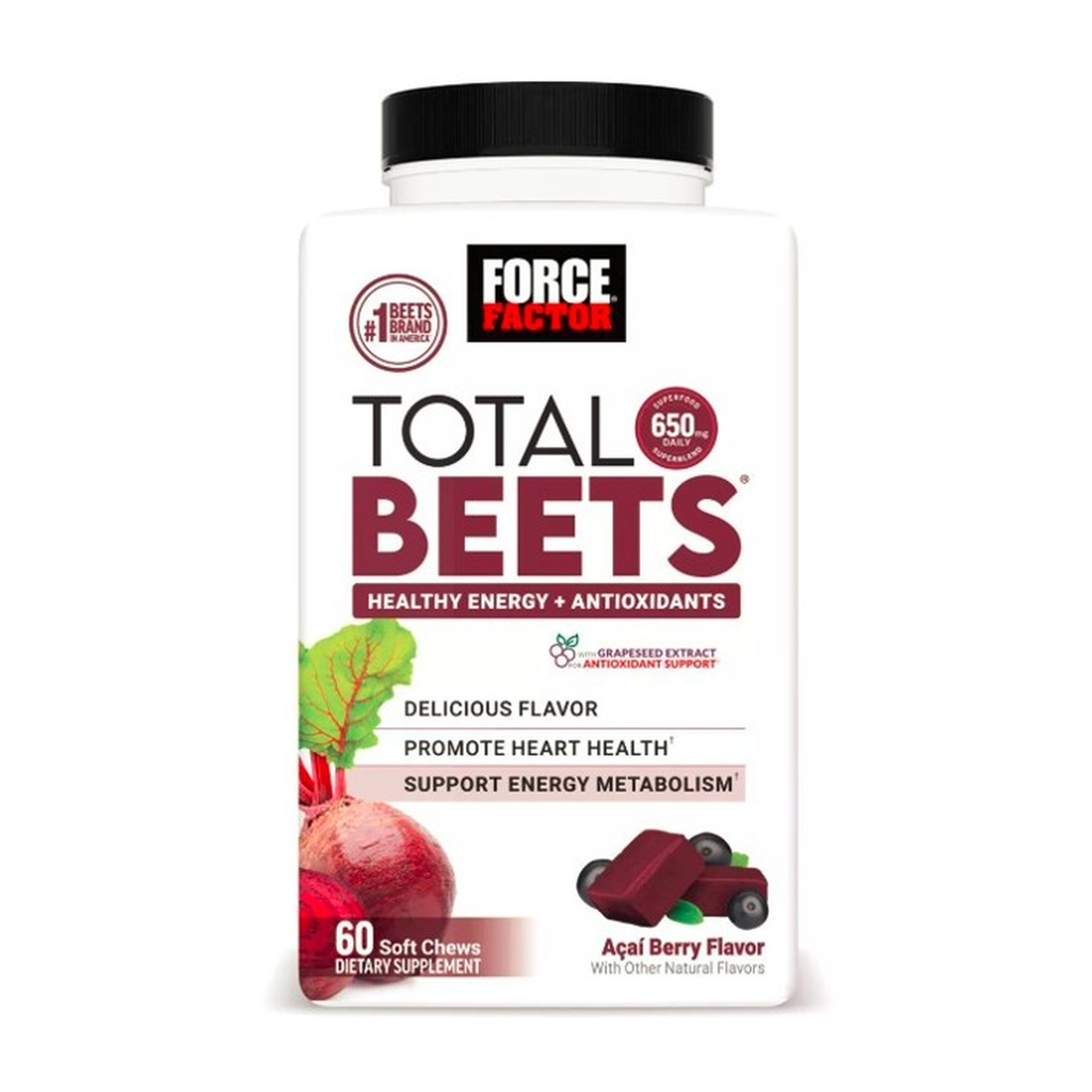 Masticables Force Factor Açaí Berry 60 unidades - Energía Saludable Imagen 1