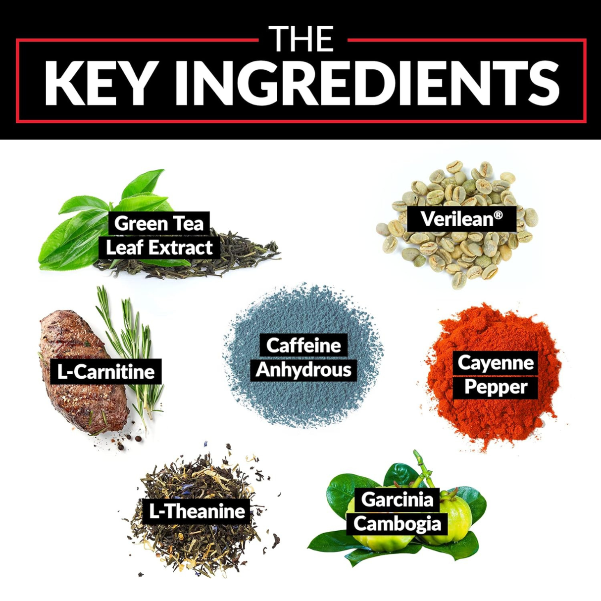 Suplemento Force Factor LeanFire Verilean 60 Cápsulas - Termogénico Energía Costa Rica - Imagen 2
