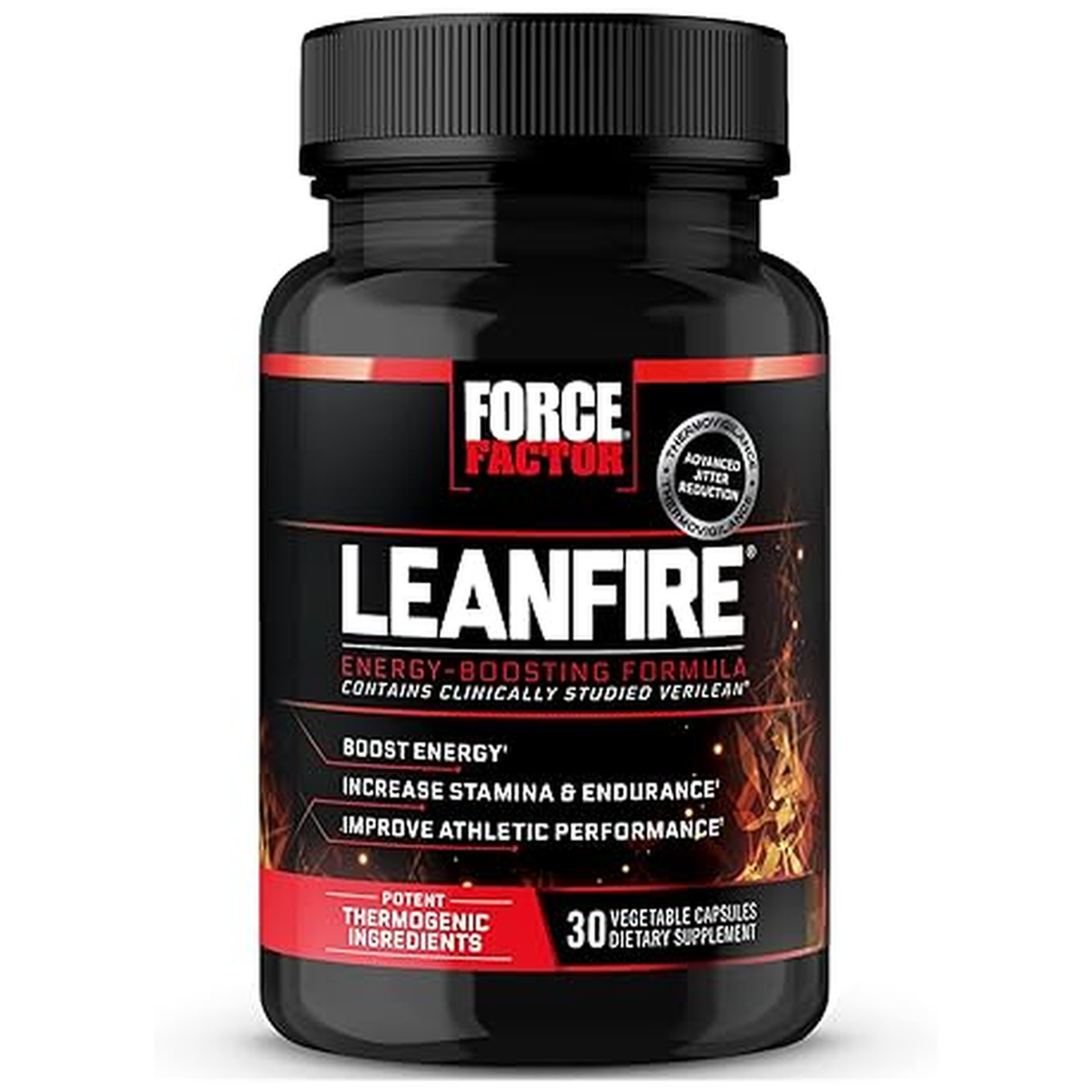 Suplemento Force Factor LeanFire Verilean 60 Cápsulas - Termogénico Energía Limpia -Imagen 1
