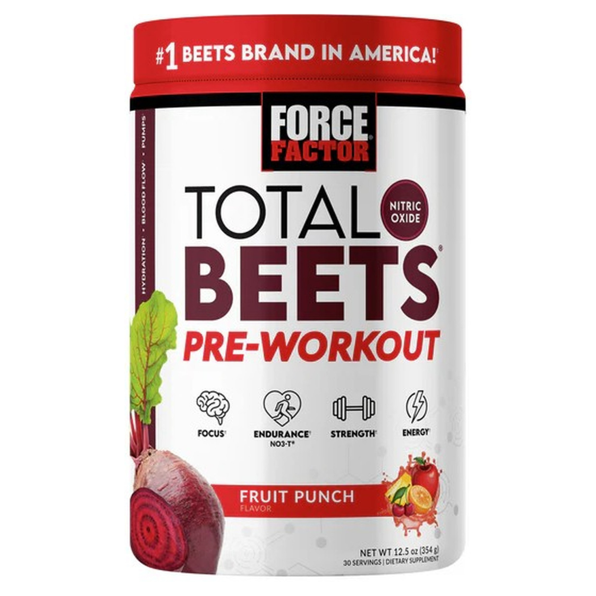 Polvo Pre-Entreno Kudooslife Remolacha Rica - Fuerza Optimizada -Imagen 1